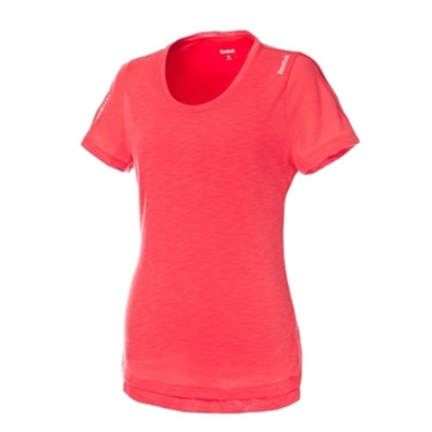 Reebok t.Shirt Double SWL LAY TEE (Coral)