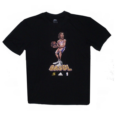 Adidas NBA GFX Caricature Tee Herren (schwarz)