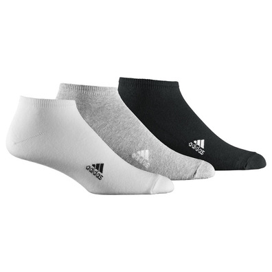 Adidas Socken Liner Paner T 3PP (weiß/gris/schwarz)