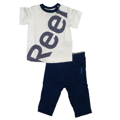 Reebok Baby Sommer Set (weiß/grau/blau)