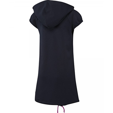 Adidas Trefoil Kapuzenkleid Damen (Navy dink)