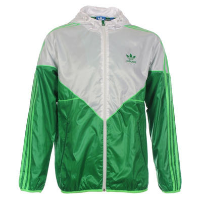 Adidas Colorado Windbreaker Jacke (weiß/grün)