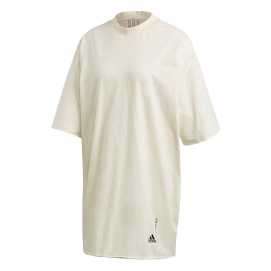 Adidas Athletik recycelte Baumwolle Over-Sized T-Shirt Kleid