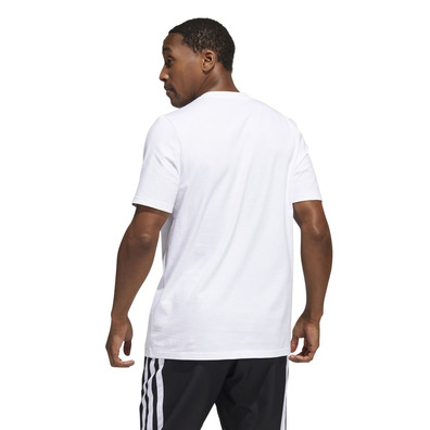 Adidas Basketball Aworld Hoops Graphic Tee "White"