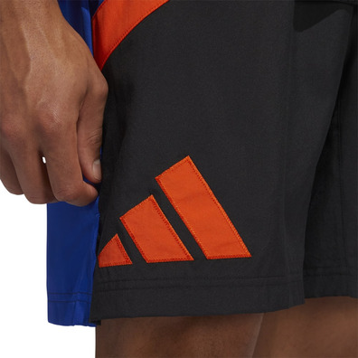 Adidas Basketball Galaxy Short "Royal Blue-Black"