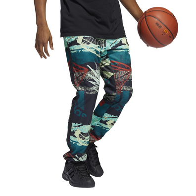 Adidas Basketblall 3 Stripe Moment Pant