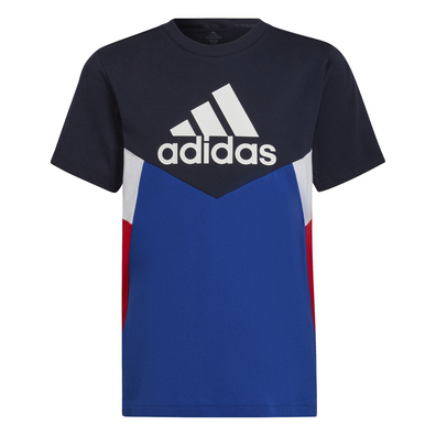 Adidas Boy\'s Colorblock T-Shirt "Legend Ink/Royal Blue"