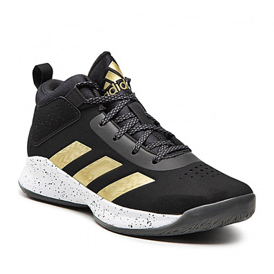 Adidas Cross Em Up 5 Kids Wide "Black Gold"