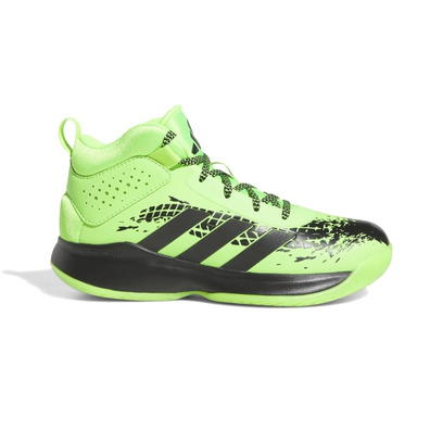 Adidas Cross Em Up 5 Kids Wide "Solar Green"