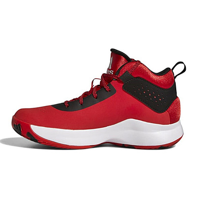 Adidas Cross Em Up 5 Kids Wide "Vivid Red"