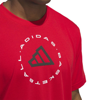 Adidas Basketball EMBLEM G T "Red - scarlet"