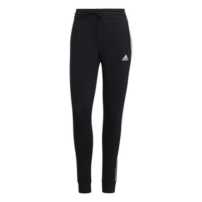 Adidas Essentials 3-Streifen Fleece Joggers "Black-White"