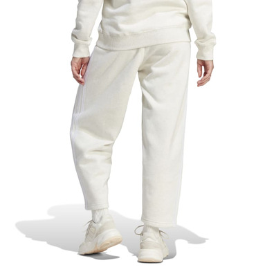 Adidas Essentials 3-Streifen Open Hem Fleece Pant "Off White"