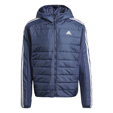 Adidas Essentials 3S Hooded Hybrid Jacket "Blue"