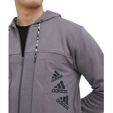 Adidas Essentials Marke Liebe Fleece Full-Zip Hoodie