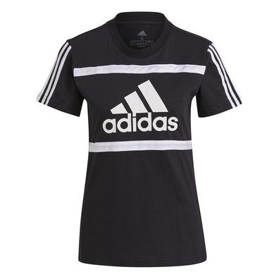 Adidas Essentials Logo Colorblock Baumwolle Tee