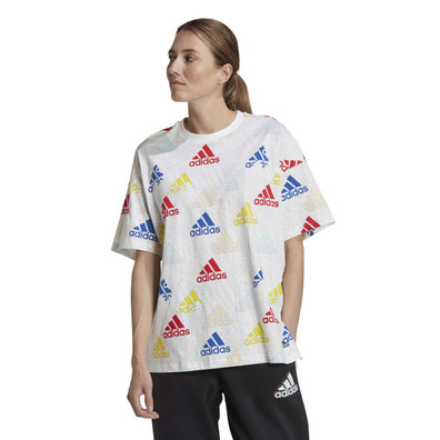 Adidas Essentials Mehrfarbig Logo Freund T-Shirt