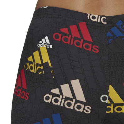 Adidas Essentials Mehrfarbiges Logo (Carbon)