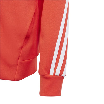 Adidas Girls Future Icons 3-Streifen Full-Zip Hooded Track Top "Bright Red"