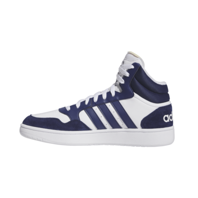 Adidas Hoops 3.0 Mid "White-Dark Blue"