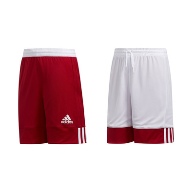 Adidas Junior 3G Speed Reversible BB Short "Red