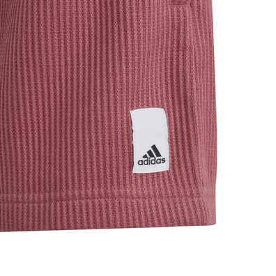 Adidas Junior Lounge Waffle Knit Loose Shorts