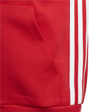 Adidas Junior YB MH 3-Streifen Full Zip Hoodie