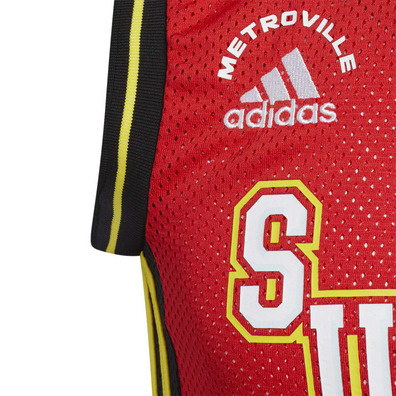 Adidas Kinder Basketball Disney Pixar Metroville Tank Top "Vivid Red"