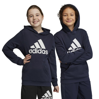 Adidas Junior Big Logo Essentials Baumwolle Hoodie "Dark Blue"