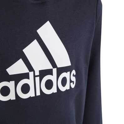 Adidas Junior Big Logo Essentials Baumwolle Hoodie "Dark Blue"