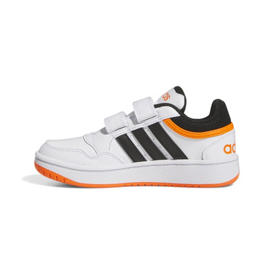 Adidas Kids Hoops 3.0 CF C "White-Orange"