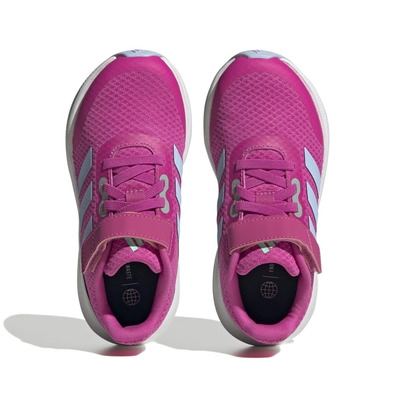 Adidas Kids Run Falcon 3.0 Elastische Spitze "Lucid Fuchsia"