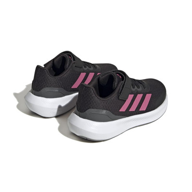 Adidas Kids RunFalcon 3.0 Elastische Spitze "Black-Pink"