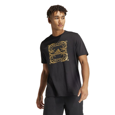 Adidas Metallic Graphic T-Shirt "Black"