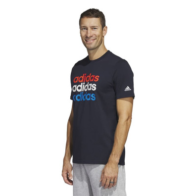 Adidas Multi Linear Sportswear Graphic T-Shirt