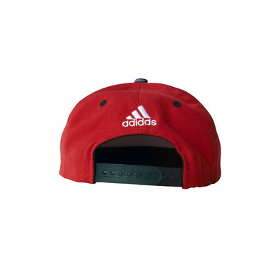 Adidas NBA Bulls Flat Brim Cap (rot/schwarz/weiß)