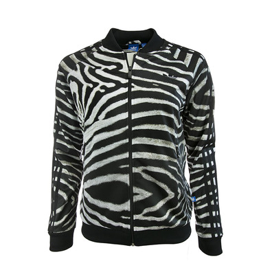 Adidas Original Supergirl Zebra Jacke (schwarz/weiß)