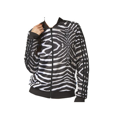 Adidas Original Supergirl Zebra Jacke (schwarz/weiß)