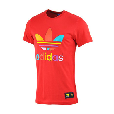 Adidas Originals Camiseta Mono Color Trefoil Pharrell Williams (roja)