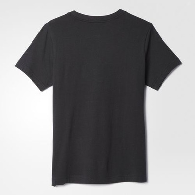 Adidas Originals Camiseta Trefoil Fill J (schwarz/weiß)