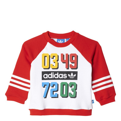 Adidas Originals Chándal Bebé YWF Crew (weiß/weiß rot/onix)