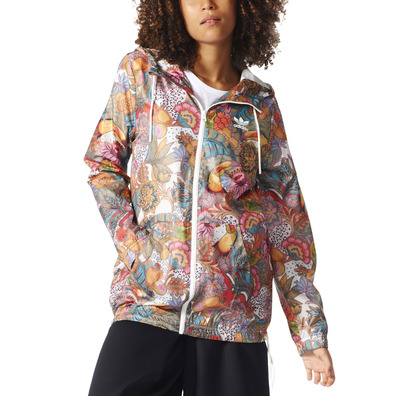 Adidas Originals Bauernhof Fugiprabli Windbreaker "Flowery Bali" (multicolor)