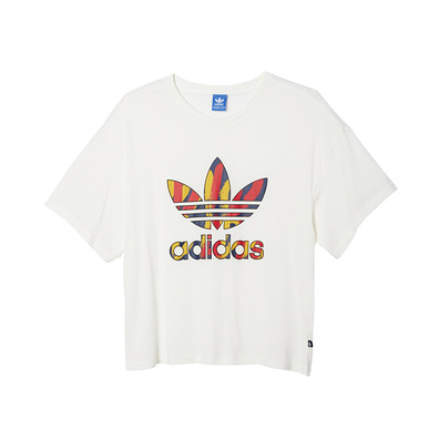 Adidas Originals Mujer Shirt Paris Logo Trefoil (blanco)