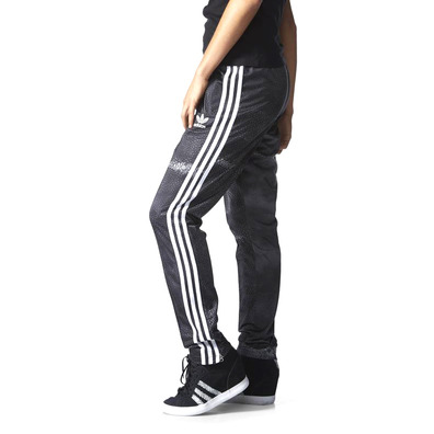 Original Adidas Frau Pant Mystic Moon Supergirl Rita Ora (schwarz/gris/weiß)