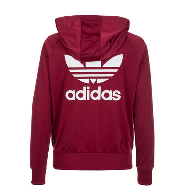 Adidas Originals Rita Ora TT Kapuze "Art Games" (collegiate burgundy/white)