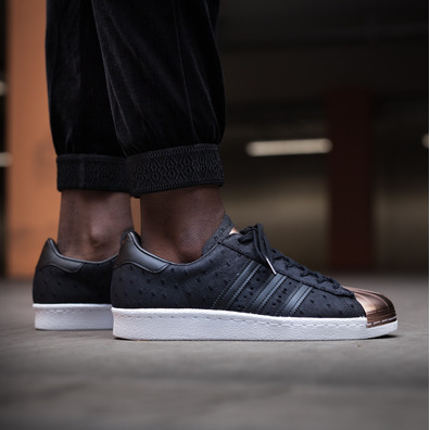 Adidas Originals Superstar 80s W "Metal Toe" (core black/white/vapour grey met)