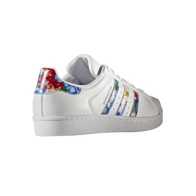 Adidas Originals Superstar W "Chita Oriental" (weiß/power rot/multicolor)