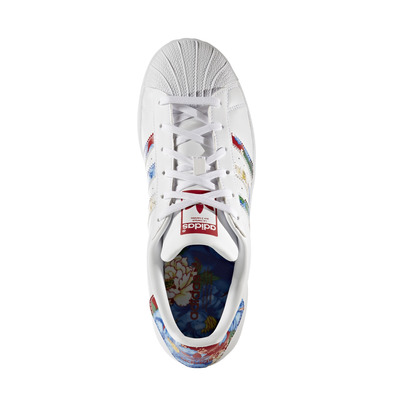 Adidas Originals Superstar W "Chita Oriental" (weiß/power rot/multicolor)