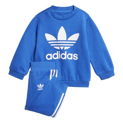 Adidas Originals Trefoil Crew Set Infants (blau/weiß)