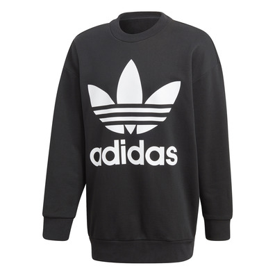 Adidas Originals Trefoil übergroße Crew Schwarz